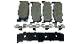 View Disc Brake Pad Set (Rear) Full-Sized Product Image 1 of 3